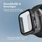 imoshion Screenprotector - Geschikt voor Apple Watch Series 4 / 5 / 6 / SE - 44mm - Full Cover Hard Case / Beschermend Hoesje - Zwart