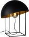 Atmooz - Tafellamp Hoody - Met kap - E27 - Slaapkamer / Woonkamer - Zwart / Goud - Hoogte 50cm - Metaal
