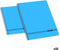 Schrift ENRI Blauw 4 mm 80 Lakens Zacht deksel Quarto (10 Stuks)
