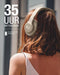 Fresh ‘n Rebel Clam - Draadloze over-ear koptelefoon - Comfortabele pasvorm - Silky Sand