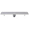 vidaXL - Doucheafvoer - rechthoekig - golf - 730x140 - mm - roestvrij - staal