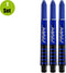 WINMAU - Prism Force Dartschachten Blauw, Korte - 1 set per pakket (3 Dartschacht in totaal)