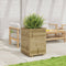 vidaXL - Plantenbak - 50x50x72,5 - cm - geïmpregneerd - grenenhout