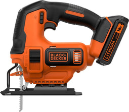 BLACK+DECKER 18V Pendeldecoupeerzaag BDCJS18 - sleutelvrij zaagblad wisselen - T en U aansluiting