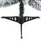 vidaXL - Kunstkerstboom - met - verlichting - en - sneeuw - 30 - LED's - 60 - cm