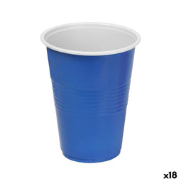 Glazenset Algon Blauw 450 ml 10 Onderdelen (18 Stuks)
