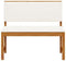 vidaXL - Tuinbank - met - Kussens - 100x50x91 - cm - Massief - Acaciahout