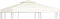 vidaXL - Vervangend - tentdoek - prieel - 310 - g/m² - 3x3 - m - crèmewit