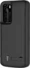 Lunso - Battery Power Case hoes - Geschikt voor Huawei P40 - 4800 mAh - Zwart