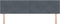vidaXL - Hoofdbord - met - knopen - - - Donkergrijs - - - 180 - cm - - - Velours