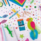 Materiaal voor handarbeid Apli Veren 14 g Multicolour (5 Stuks)
