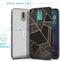 iMoshion Hoesje Geschikt voor Nokia 2.3 Hoesje Siliconen - iMoshion Design hoesje - Zwart / Meerkleurig / Goud / Black Graphic