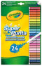 Crayola - Supertips - Viltstiften - 24 Wasbare Viltstiften - Voor Kinderen