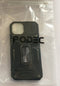 Podec iPhone 15 Pro Max - Telefoonhoesje - Anti-Shock Case met Kickstand Ring en Screenprotector - Zwart