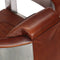 vidaXL Fauteuil luchtvaartstijl echt leer bruin