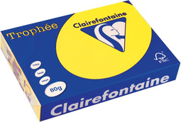 Kopieerpapier trophee a4 80gr zonnegeel | 5 stuks