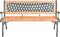 vidaXL - Tuinbank - 116 - cm - gietijzer - en - massief - vurenhout