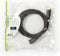 High Speed HDMI-Kabel met Ethernet - HDMI Connector - HDMI Female - 4K@30Hz - 10.2 Gbps - 2.00 m - Rond - PVC - Zwart - Envelop