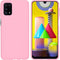 iMoshion Hoesje Geschikt voor Samsung Galaxy M31s Hoesje Siliconen - iMoshion Color Backcover - Roze