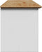 vidaXL - Gangbank - BODO - 114x40x45 - cm - wit - en - bruin