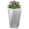 Plantenbak Zilver 40 x 40 x 75 cm Gegalvaniseerd staal