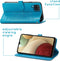 iMoshion Hoesje Geschikt voor Samsung Galaxy A12 Hoesje Met Pasjeshouder - iMoshion Mandala Bookcase - Turquoise
