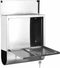Haushalt Brievenbus Staal Inclusief Krantenhouder - 30,5 x 9,6 x 33,5 cm