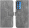 iMoshion Hoesje Geschikt voor Motorola Edge 20 Pro Hoesje Met Pasjeshouder - iMoshion Luxe Bookcase - Grijs