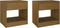 vidaXL - Nachtkastjes - 2 - st - 40x31x40 - cm - massief - grenenhout - honingbruin