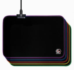 Gembird MP-GAMELED-M - Gaming muismat - LED lichteffect - Zwart