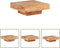 vidaXL - Salontafel - 80x80x28 cm - massief acaciahout - bruin