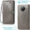 iMoshion Hoesje Geschikt voor Xiaomi Redmi Note 9T (5G) Hoesje Met Pasjeshouder - iMoshion Mandala Bookcase - Grijs