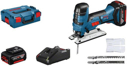 Bosch GST 18 V-LI S Professional - Accu Decoupeerzaag - 550-2700rpm - Max. zaagdikte hout 120mm - Max. zaagdikte aluminium 20mm - 4000mAh
