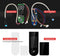 Dashboard voor scooter, bluetooth V2.0 met 3 verbindingskabels, dashboard printplaat + afdekking, co