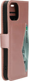 Mobiparts Classic Wallet Case - Flip Cover - Ruimte voor pasjes - Roze (iPhone 13 mini)