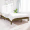 vidaXL - Bedframe - massief - grenenhout - honingbruin - 160x200 - cm