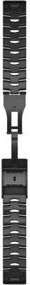 Garmin fēnix QuickFit® 22 - Bandje - Vented Titanium Bracelet - Carbon Gray DLC Coating