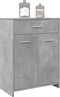 vidaXL - Badkamerkast - 60x33x80 - cm - spaanplaat - betongrijs