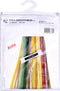 Thea Gouverneur - Borduurpakket met telpatroon - 3072A - Voorgesorteerde DMC Garens - Gele Gladiolen - Aida - 20 cm x 88 cm - DIY Kit