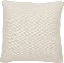 J-Line kussen Geweven - wol - creme - small