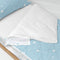Gewatteerd beddengoed met ritssluiting HappyFriday Basic Little Star Blauw 105 x 200 cm