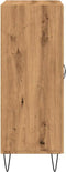 vidaXL - Dressoir - 69,5x34x90 - cm - bewerkt - hout - artisanaal - eikenkleur
