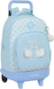 Safta Glowlab Swans Trolley-rugzak Blauw