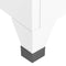vidaXL - Lockerkast - 38x40x180 - cm - staal - wit