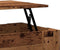 vidaXL - Salontafel - 79x49x41 - cm - bewerkt - hout - oud - houtkleurig