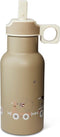 ToiZZ BV Juno - RVS Waterfles 350 ml - Houdt water tot 24 uur koud - Kleur Carnival train