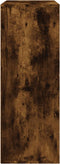 vidaXL - Dressoir - 60x31x84 - cm - bewerkt - hout - gerookt - eikenkleurig