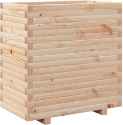 vidaXL - Plantenbak - 70x40x72,5 - cm - massief - grenenhout