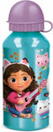 Gabby`s Dollhouse Aluminium Drinkfles - Schoolbeker - Met Dop - 400ml.