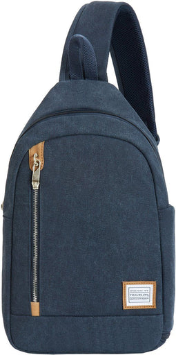 Travelon Heritage - Anti-diefstal Sling Bag - RFID snijbestendige band vergrendelbare ritsen - Indigo